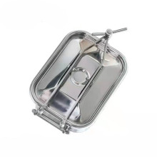 Sanitary Square locking tank manhole cover Stainless Steel for food grade tank